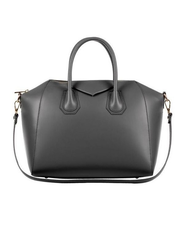 WYTWORNY KUFEREK a'la ANTIGONA GIVENCHY VERA PELLE grafitowa
