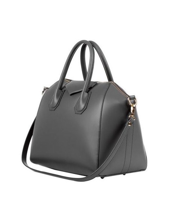 WYTWORNY KUFEREK a'la ANTIGONA GIVENCHY VERA PELLE grafitowa