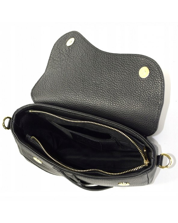 Torebka saddle bag z zamszem wnętrze