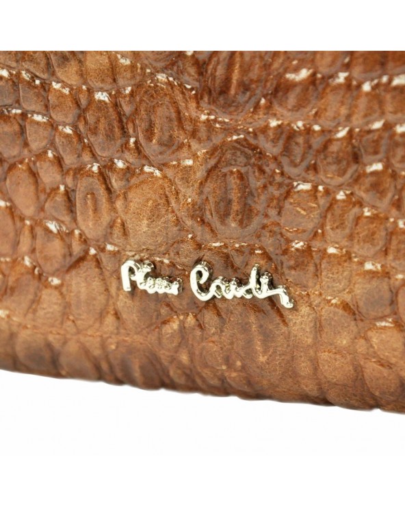 Listonoszka torebka Pierre Cardin skóra krokodyla logo