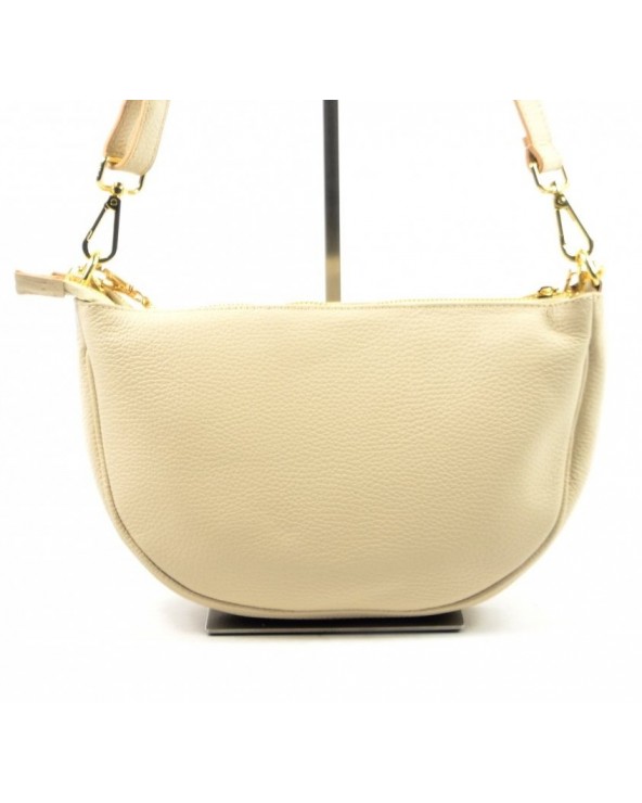 tył torebka multi pochette Laura Biaggi jasny beż