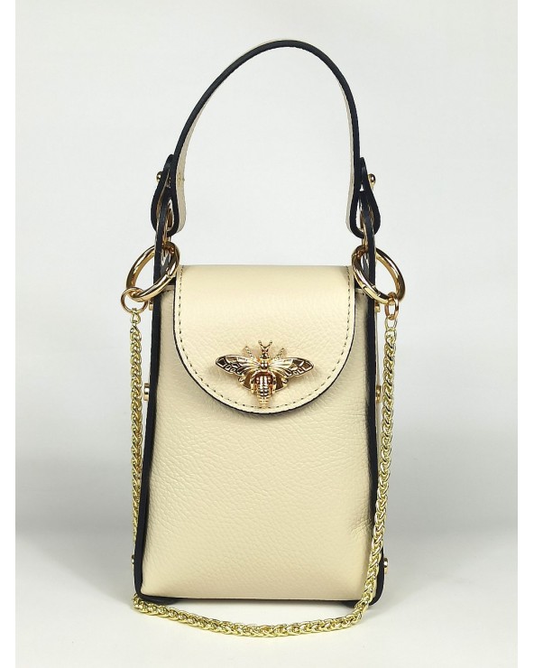 rowerówka pszczółka z ćwiekami beżowa